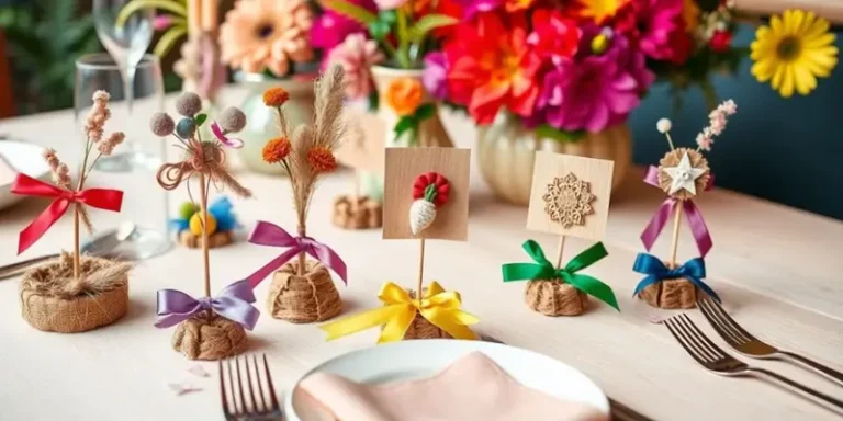 DIY: Criando Marcadores de Lugar Criativos para a Mesa