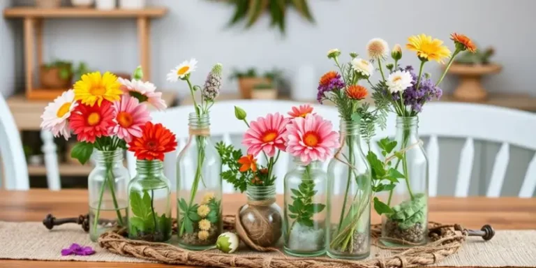 DIY: Reutilize Garrafas de Vidro na Decoração da Mesa Posta